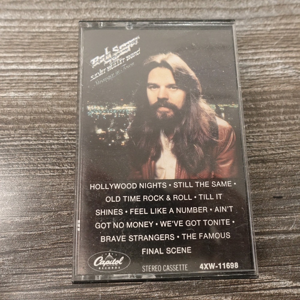Bob Seger Cassette Tape Unisex OS Black Good Stranger In Town 1978 Rock